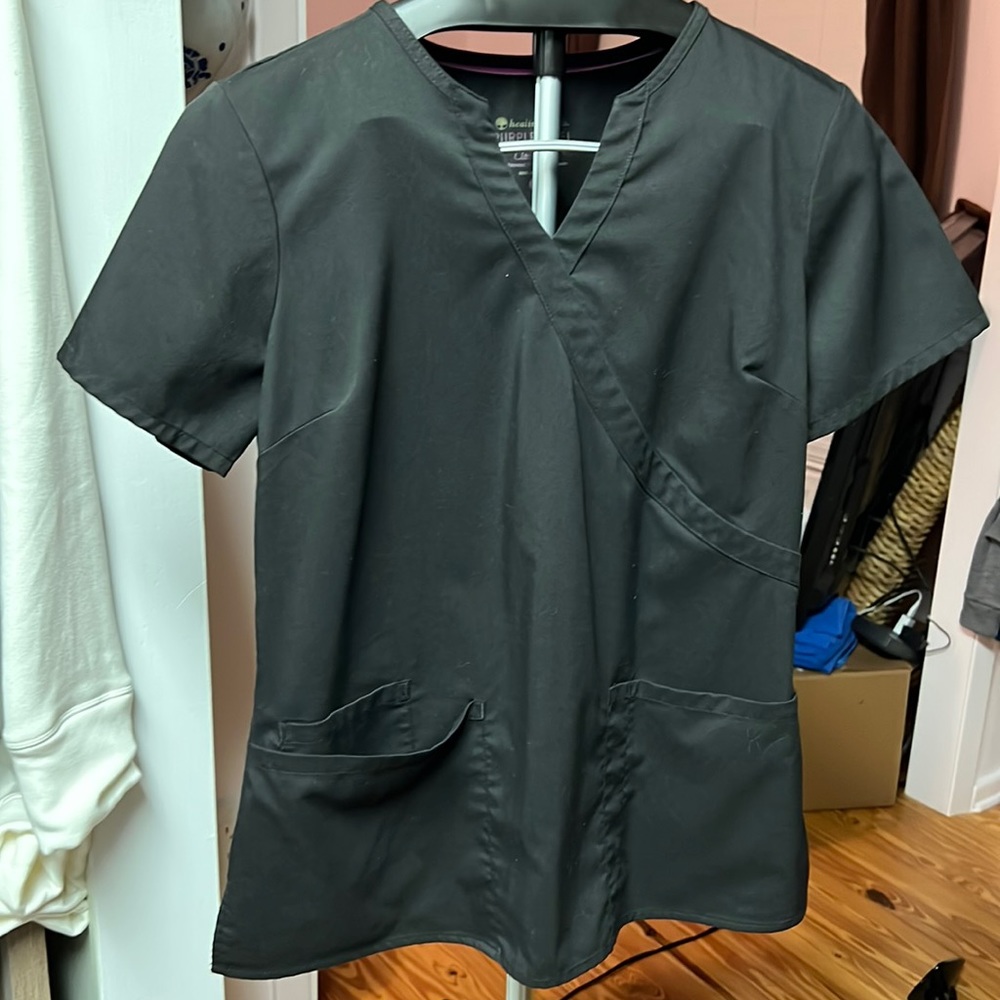 Black women’s scrub set (top and bottom sold together)